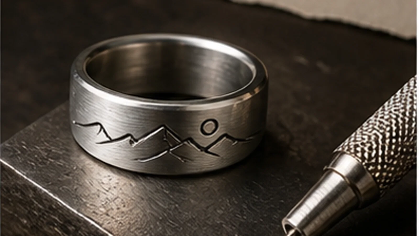Signature Laurentides instructional visual showing a custom ring planning step for artisan engraved rings